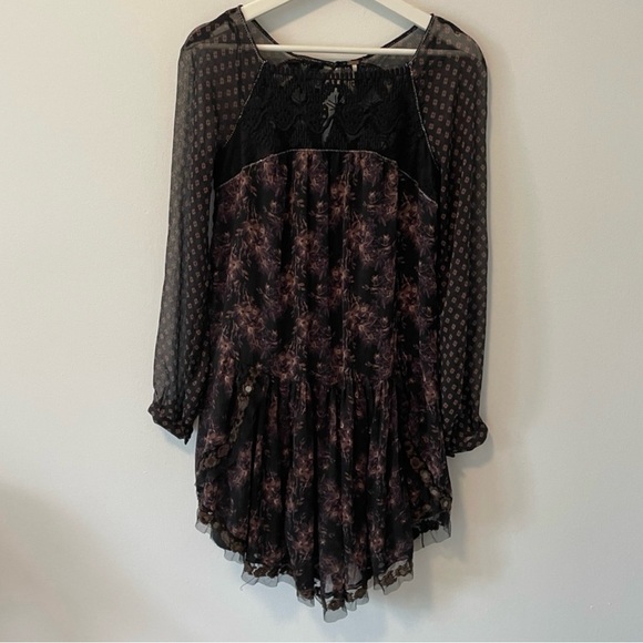 Free People Elsie Midnight Garden Dress - Picture 3 of 12